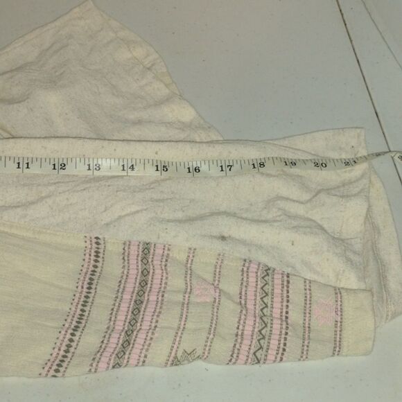 Lucky Brand Embroidered Peasant Blouse boho size small long sleeve - Picture 6 of 10